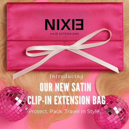 Satin Clip - In Hair Extension Bag