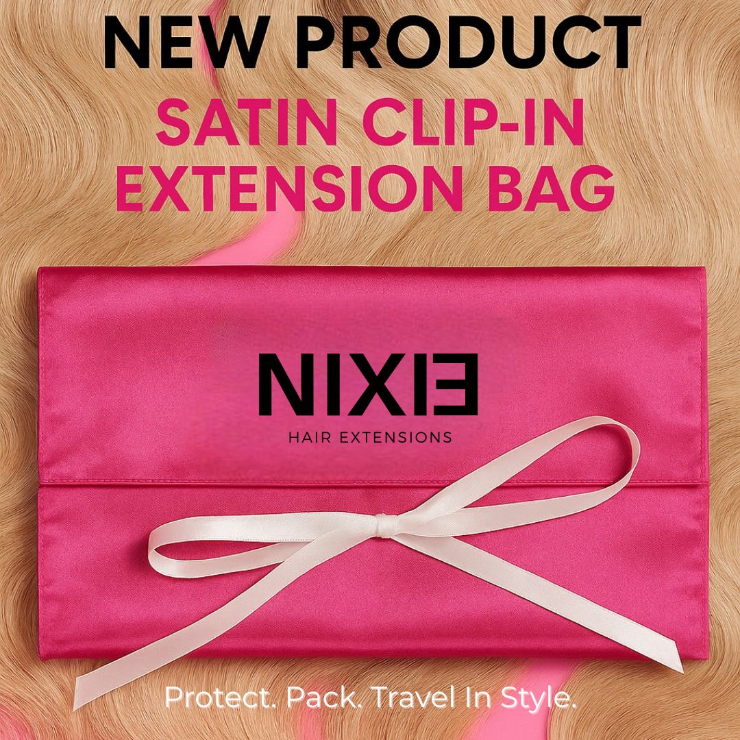 Satin Clip - In Hair Extension Bag