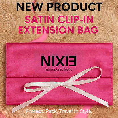 Satin Clip - In Hair Extension Bag